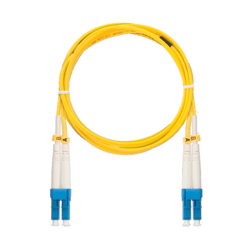 NMF-PC2S2C2-LCA-LCA-001 Шнур оптический соединительный, OS2, LC/APC-LC/APC, двойной, нг(А)-HF
