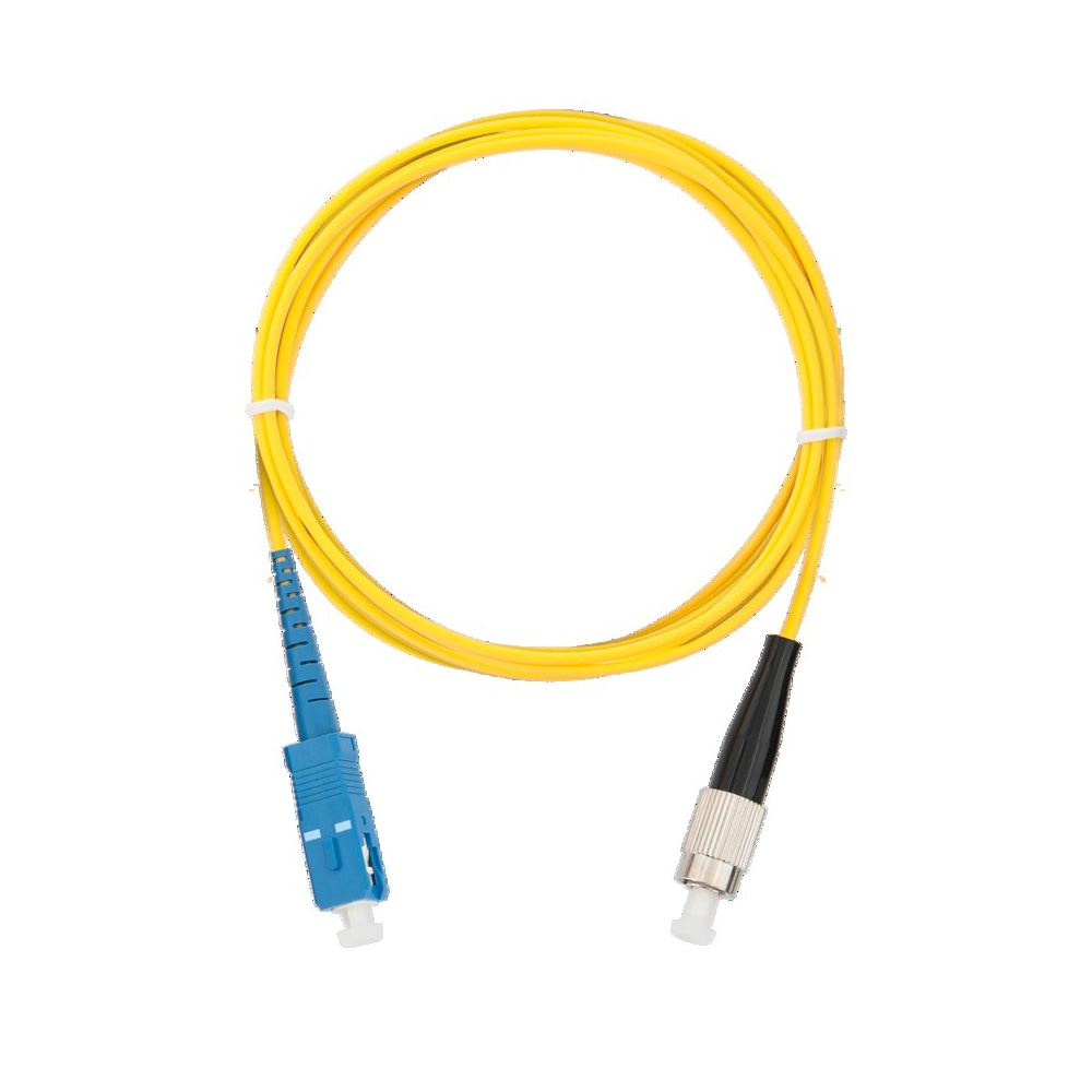 NMF-PC1S2C2-SCU-FCU-001 Шнур оптический переходной, OS2, SC/UPC-FC/UPC, одинарный, нг(А)-HF