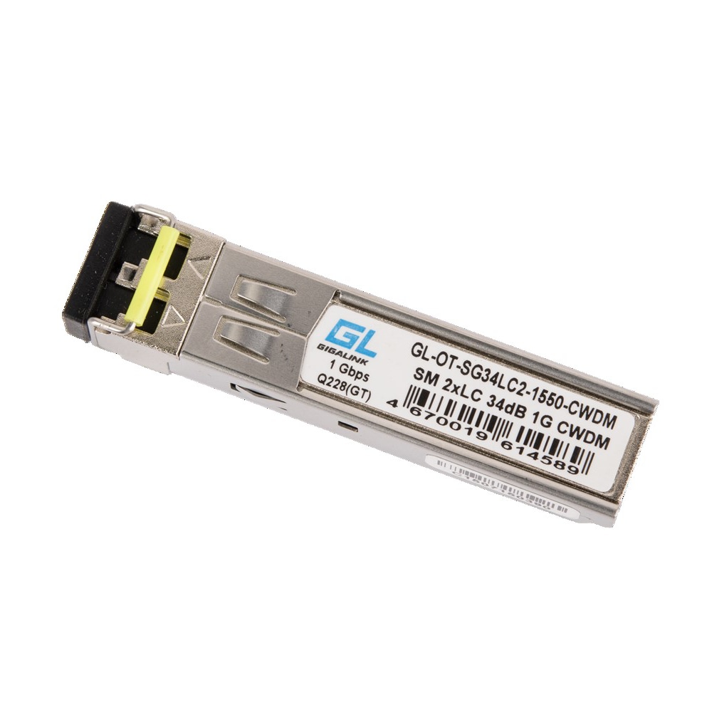 Модуль GIGALINK SFP, CWDM, SM, 2xLC, 34dB, DDM