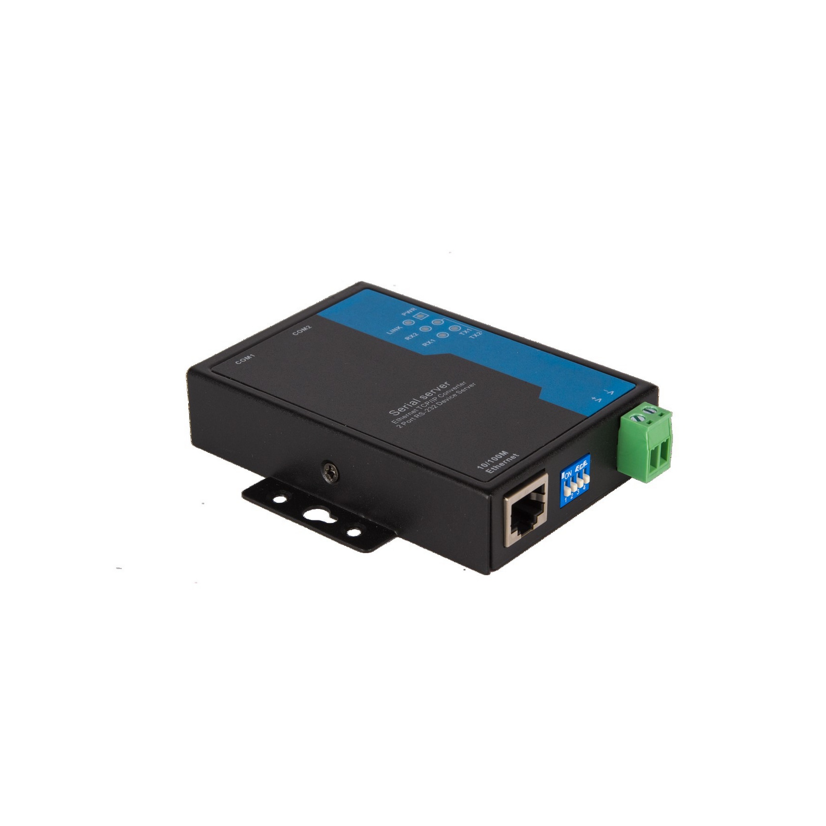 Преобразователь интерфейсов 2 порта RS232 — Ethernet (10/100M)