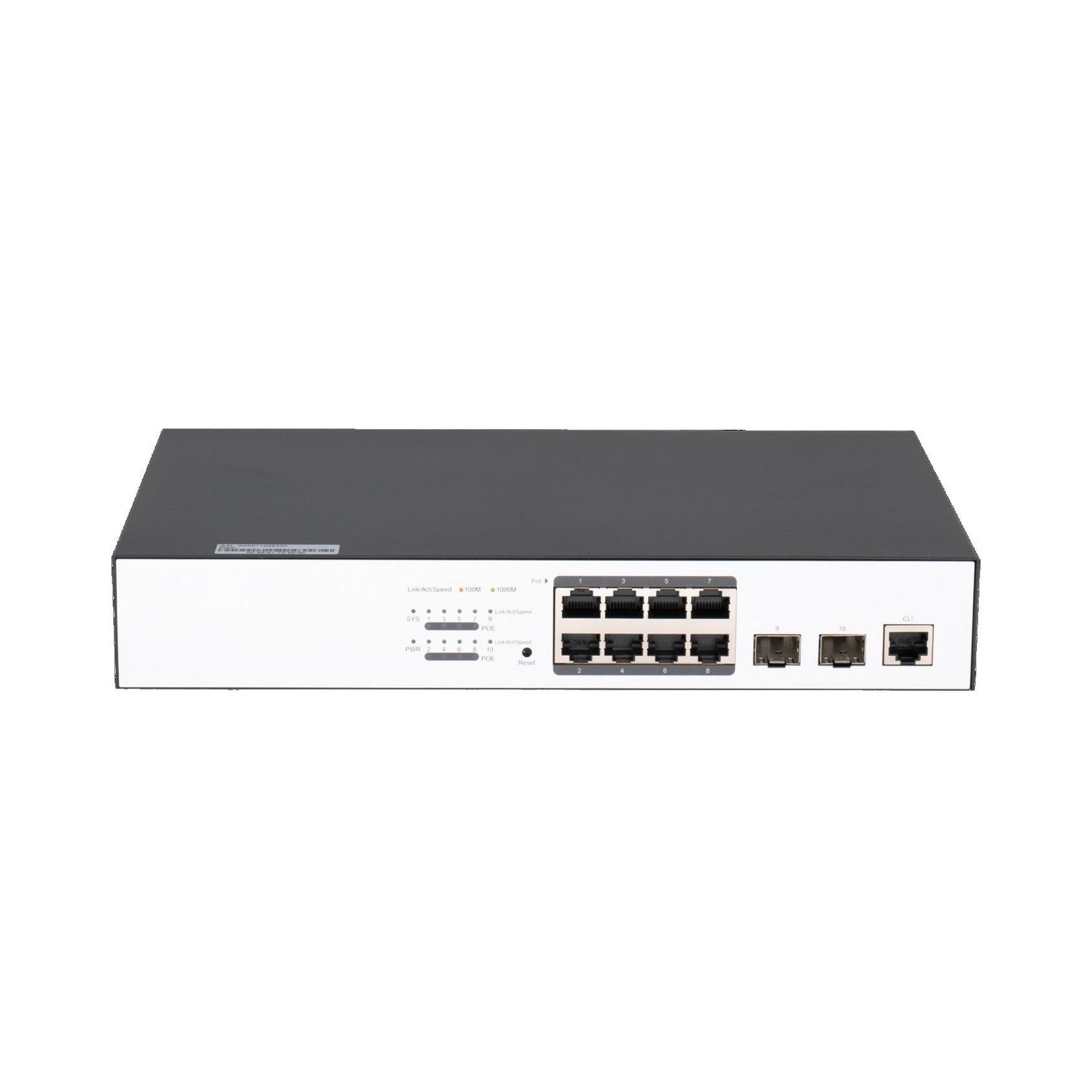 L2 управляемый, 8 PoE (802.3af/at) портов 10/100/1000 Мб/с, 2 SFP, 130Вт GL-SW-G204-10P