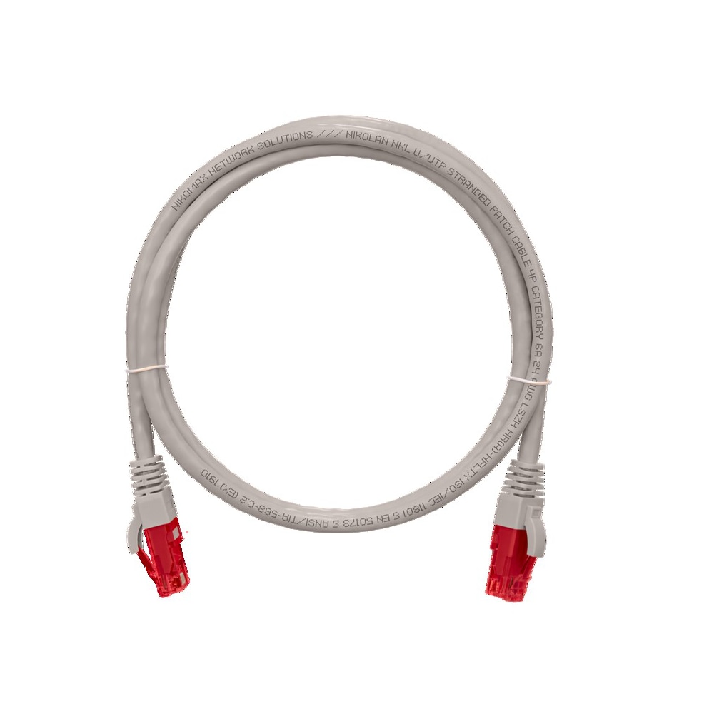 NMC-PC4UA55B-001-C-GY Шнур U/UTP 4 пары, Кат.6a