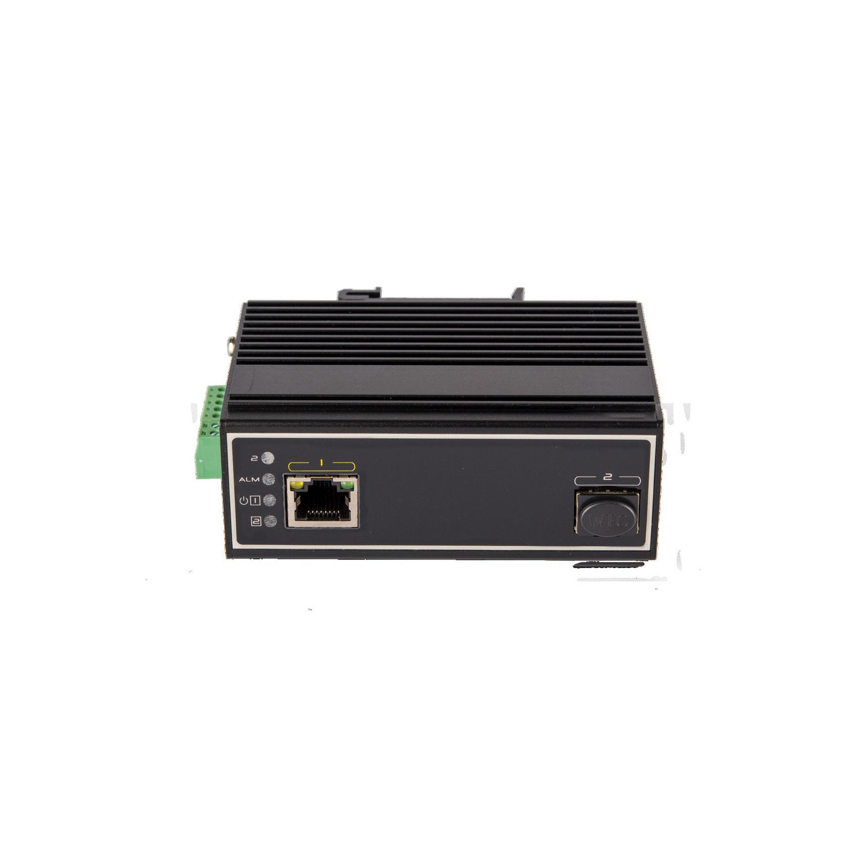 Оптический медиаконвертер индустриальный GIGALINK UTP-SFP, 10/100/1000Мбит/с PoE (802.3af/at) в 1000 SFP, питание 48В (блок питания поставляется отдельно)