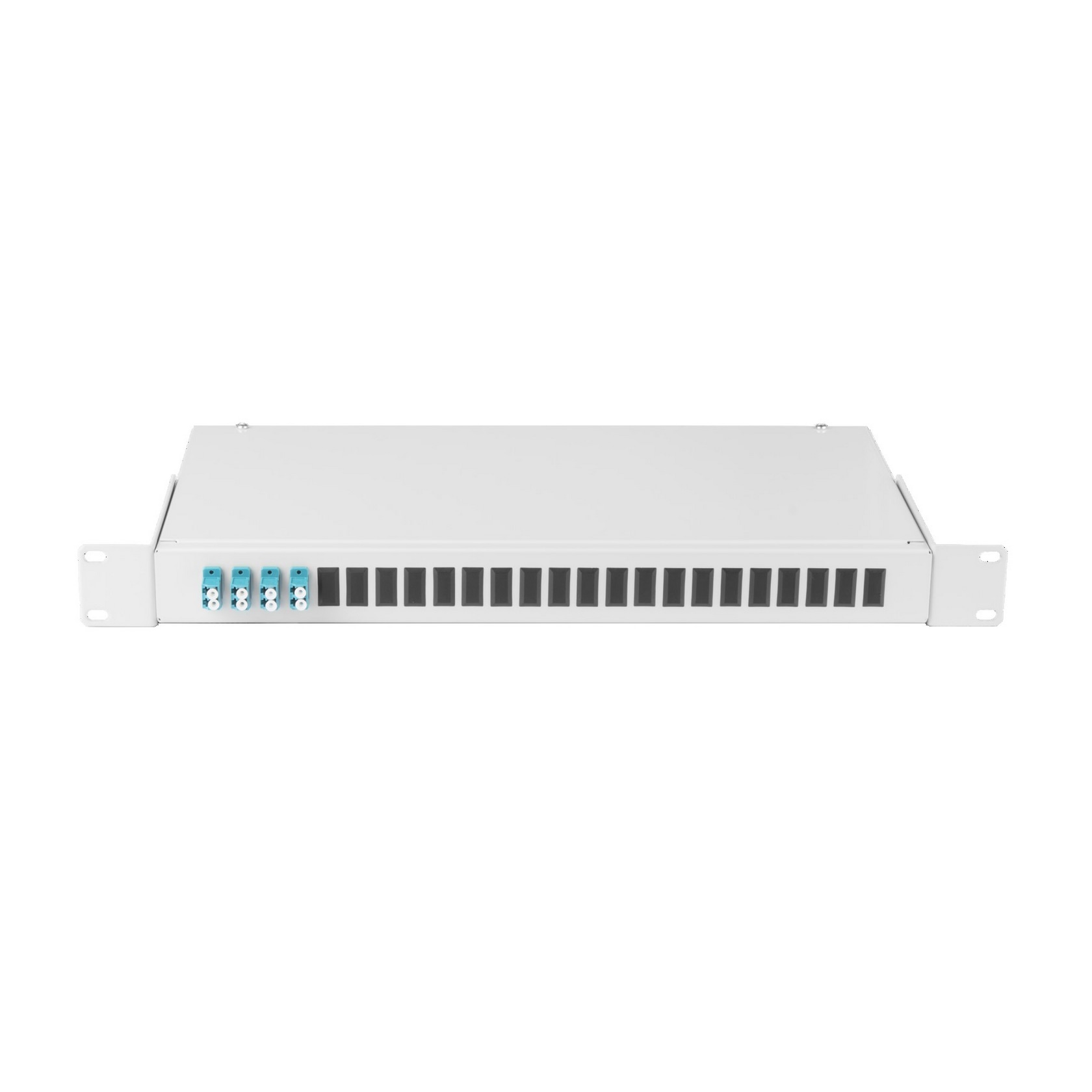 NMF-RP08LCUS2-WS-ES-1U-GY Кросс 19", Essential Line, 1U, укомплект. на 8 портов LC/UPC, SM 9/125 OS2