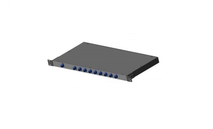 CWDM мультиплексор ввода/вывода, 1 ОВ, в шасси 19", 1U