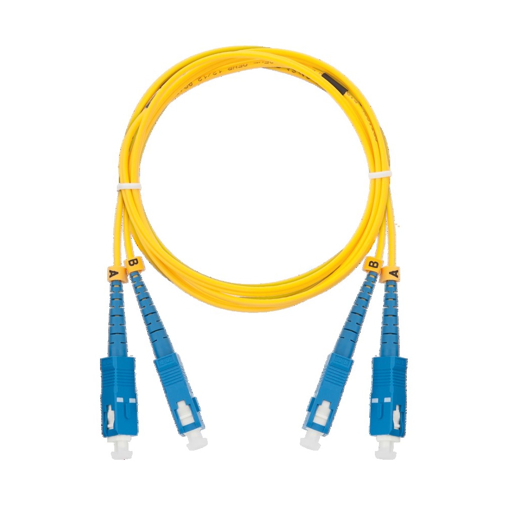 NMF-PC2S2C2-SCU-SCU-001 Шнур оптический соединительный, OS2, SC/UPC-SC/UPC, двойной, нг(А)-HF