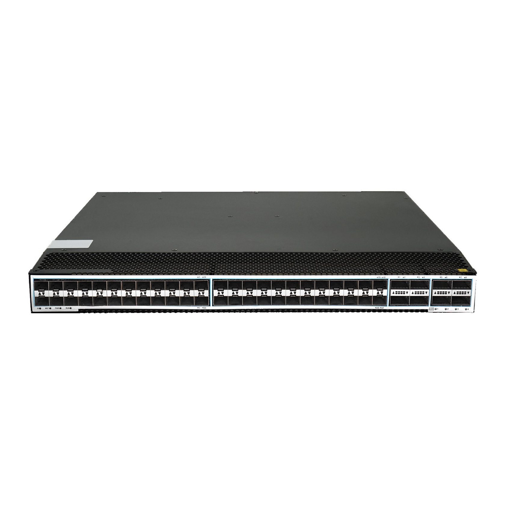 Управляемый коммутатор уровня ядра сети GIGALINK, L3, 48*10 Гбит/с SFP+, 8*40/100 Гбит/с QSFP28, 1*RJ45(консоль), 1*RJ45(управление), 1*USB, 2*Блока питания hot-swap AC 220В