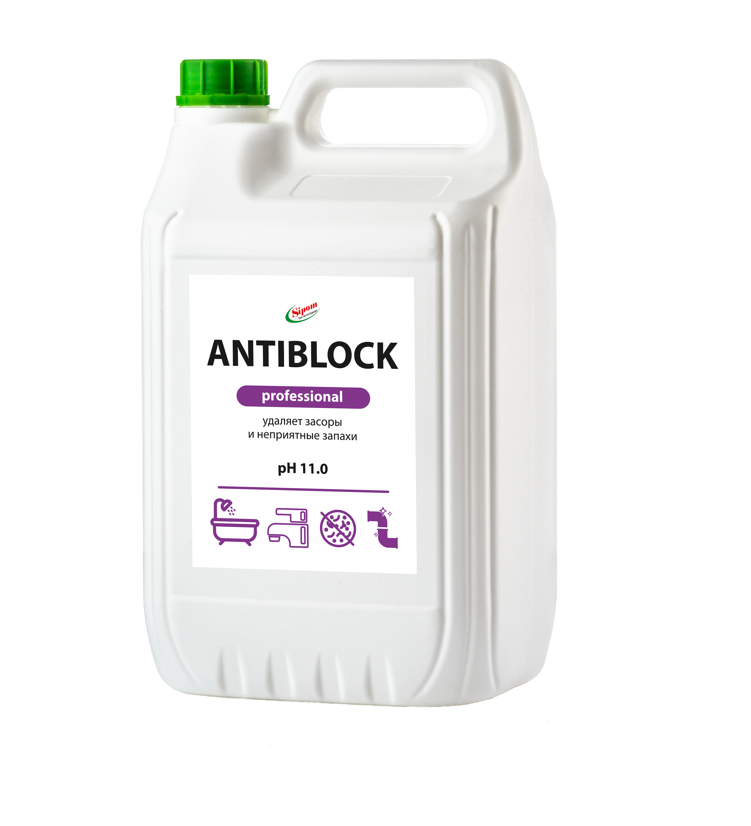 Средство для прочистки труб SIPOM Antiblok, 5л