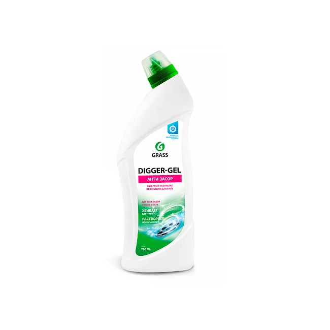Средство для прочистки труб Grass DIGGER GEL, 750мл