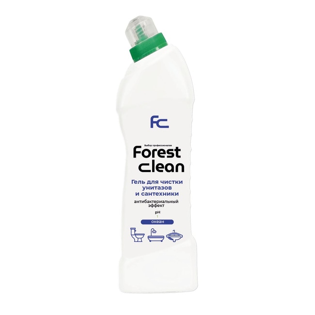Чистящее средство для сантехники FOREST CLEAN Gel "Океан", 750мл
