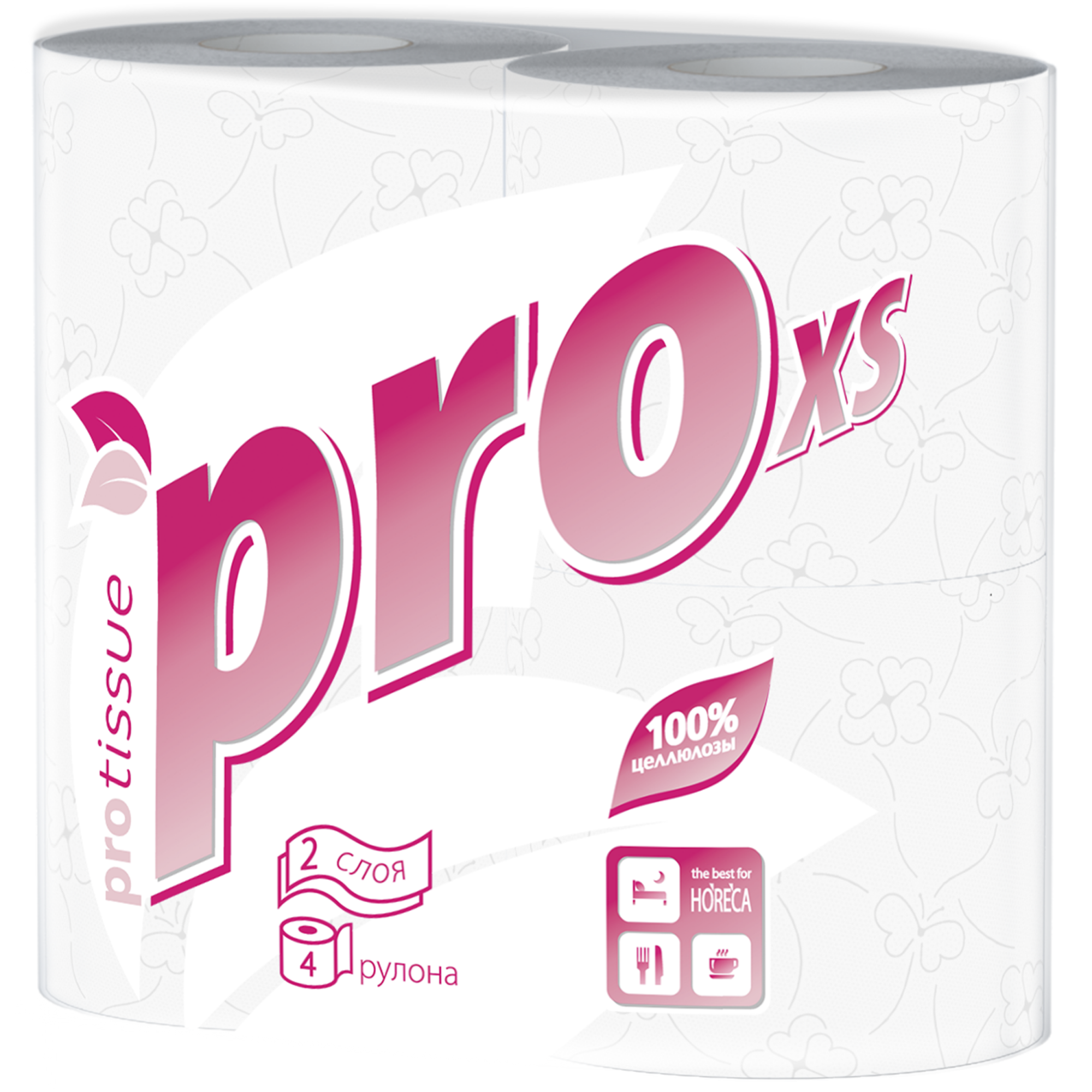 Туалетная бумага 4рул 2сл 18м PROtissue XS (C177)